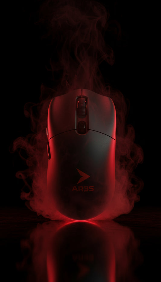 AR3S Blood Red V1 - High Perfomance Gaming Mouse