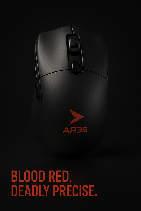 AR3S Blood Red V1 - High Perfomance Gaming Mouse