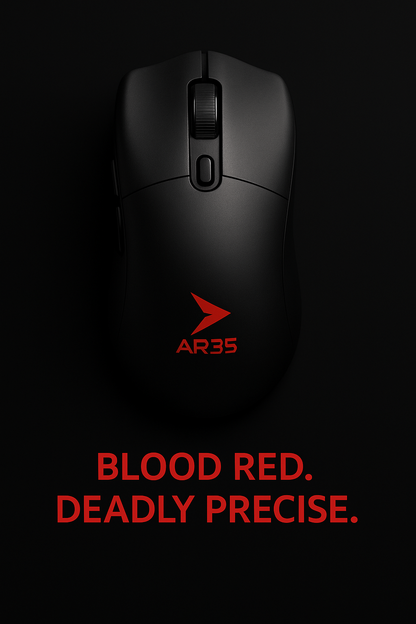 AR3S Blood Red V1 - High Perfomance Gaming Mouse