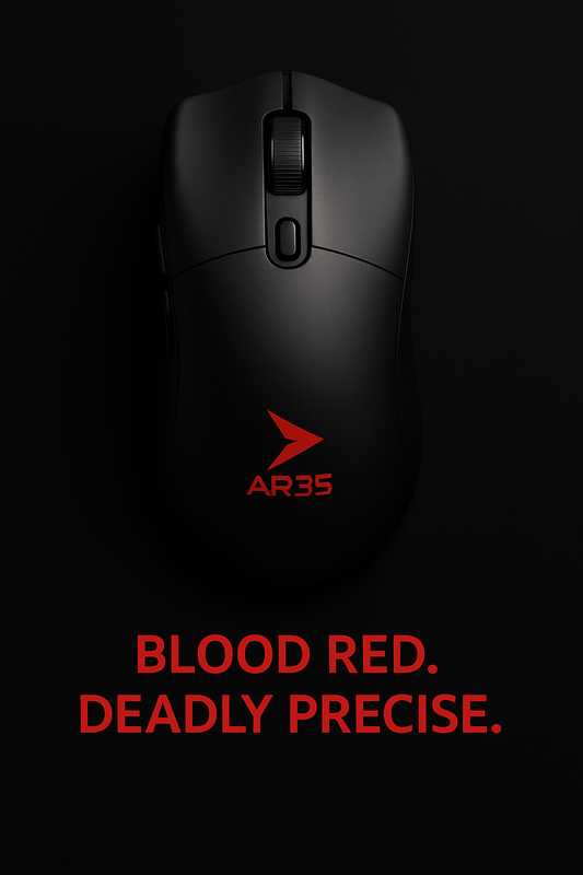 AR3S Blood Red V1 - High Perfomance Gaming Mouse