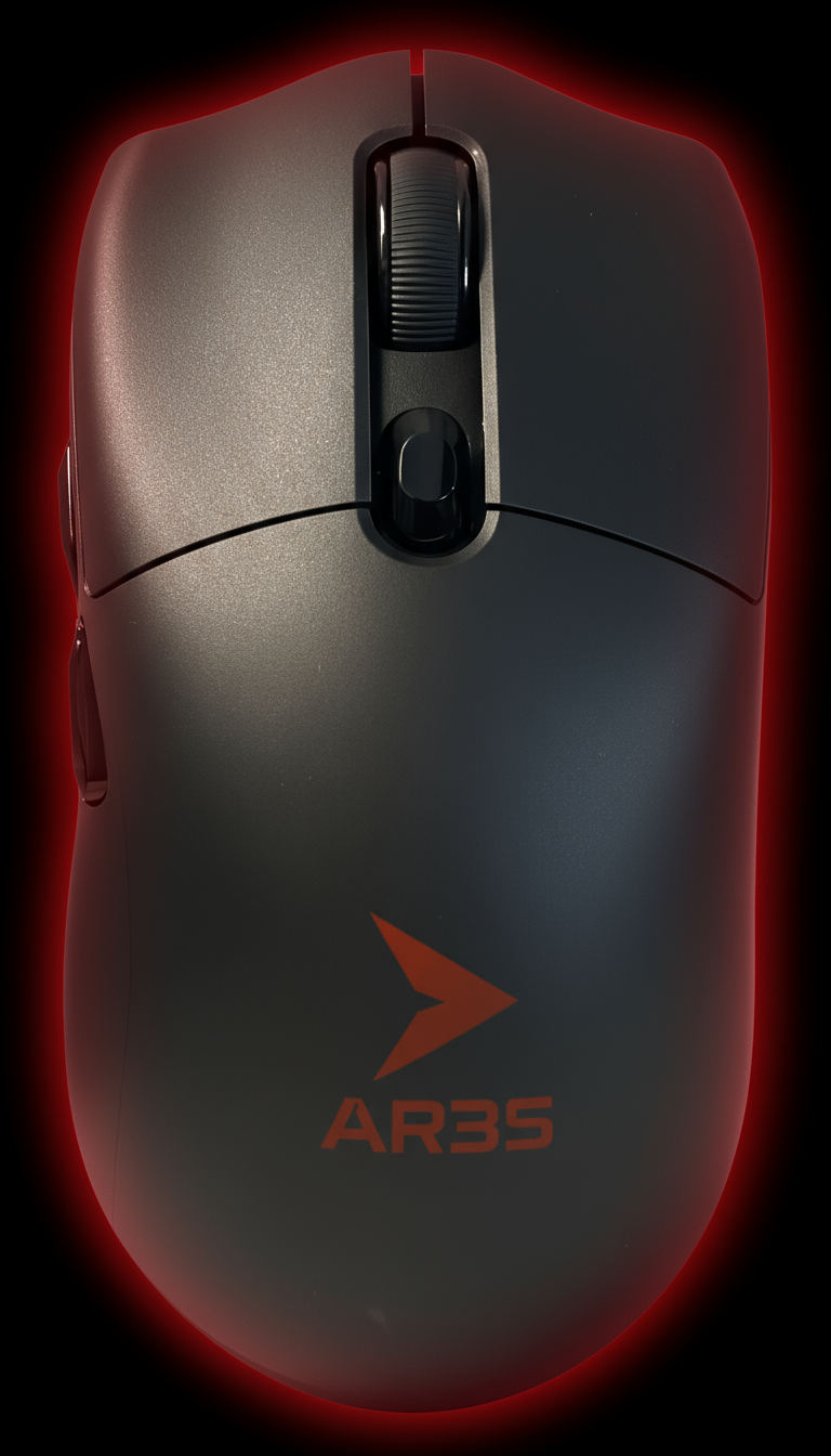 AR3S Blood Red V1 - High Perfomance Gaming Mouse